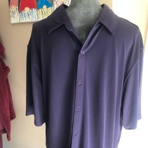 Men’s purple dress shirt XL